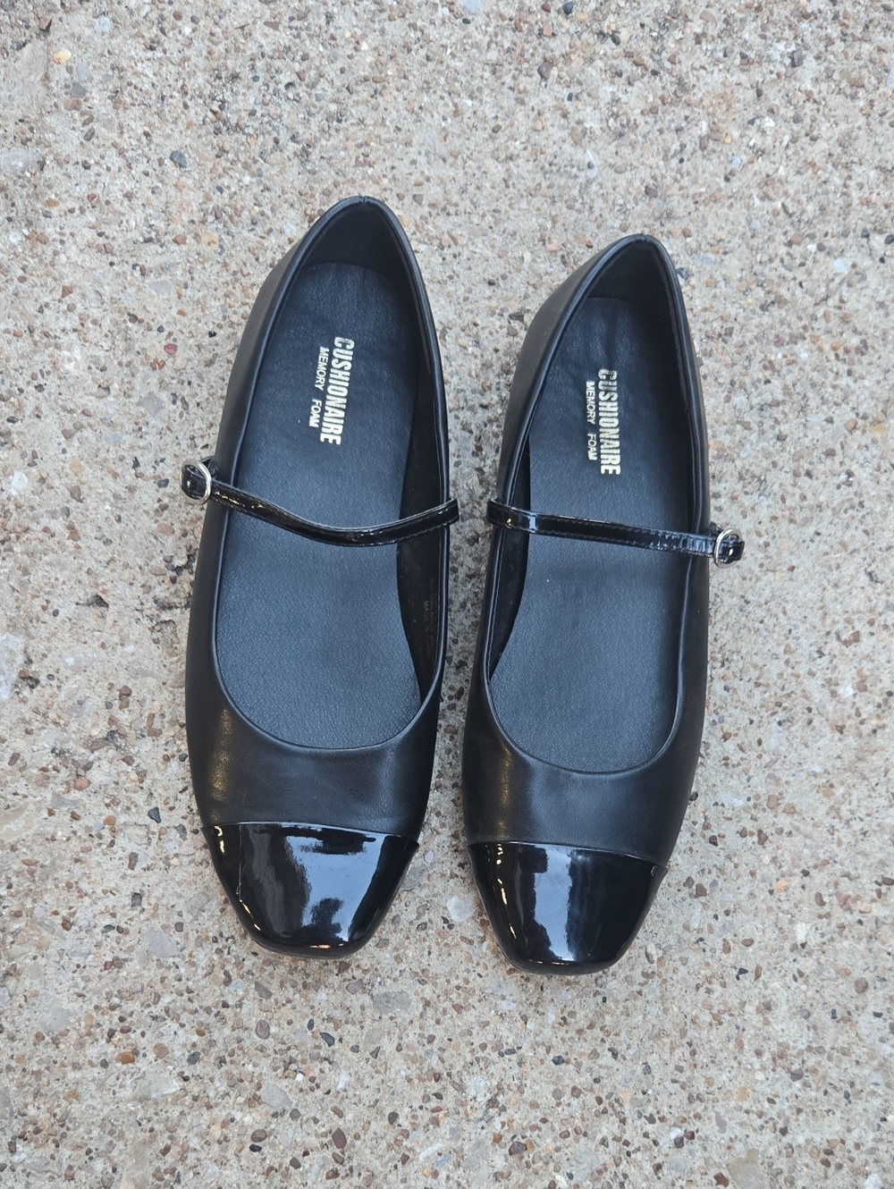 Black Mary Jane Flats